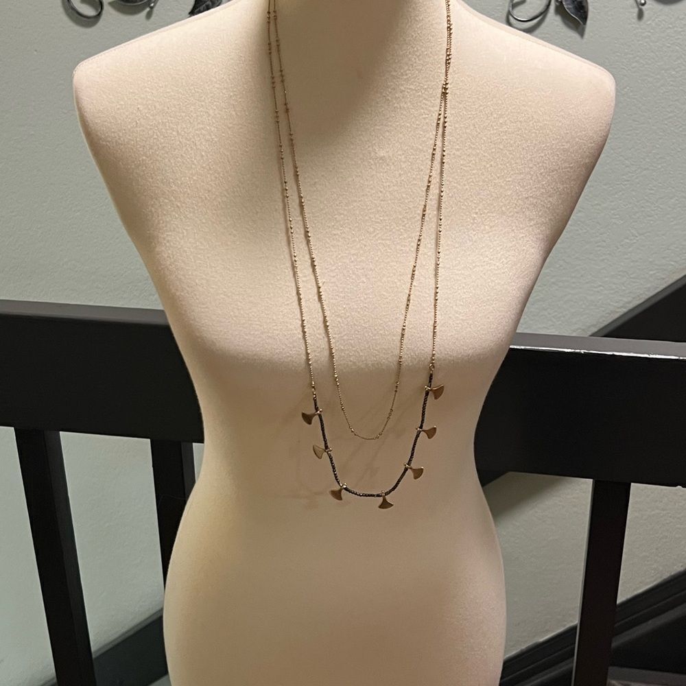 Premier Designs Two Gold Layered Necklaces #PDNK2